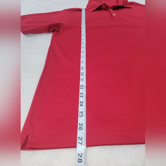 Nike Golf Red Polo Shirt Classic Design - Picture 6 of 8